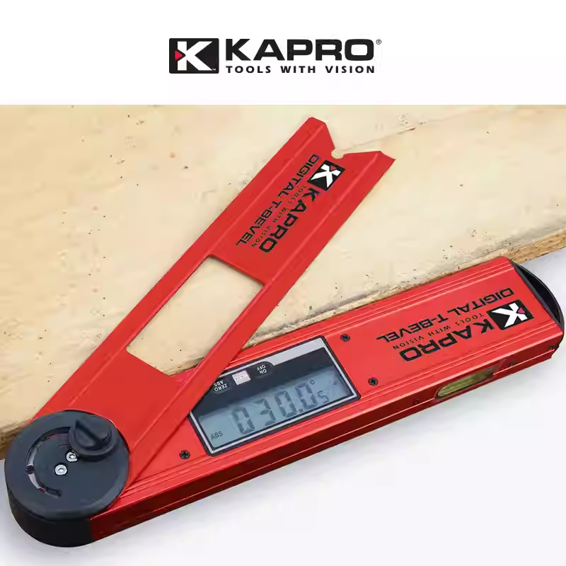 【デジタル表示】Kapro 992 高精度角度計 オートオフ機能 角度測定 大工 DIY 電気水準器 プロ用ツール